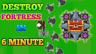 FASTEST FORTRESS DESTROYING WORLD RECORD IN LORDZIO  LORDZIO STRATEGY [upl. by Aknaib]