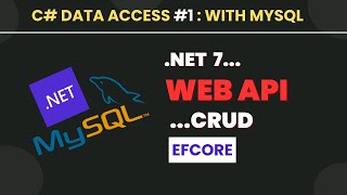 Net core web api crud with mysql  c data access 1 [upl. by Oibesue490]