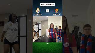 Which is the Best HALA MADRID Or VISCA BARÇA Pt 5 shorts dance music halamadrid viscabarça [upl. by Adnek]