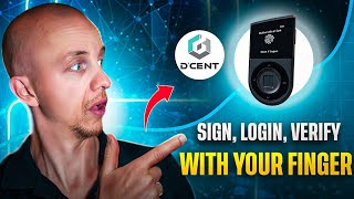 HOW to SETUP the DCent BIOMETRIC HARDWARE wallet Incl Unboxing and REVIEW [upl. by Ettenej]