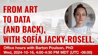 From Art to Data and Back with Sofía JackyRosell [upl. by Muna127]