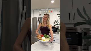 High protein breakfast plate 🍳🍞🍓 shorts healthyrecipes healthy breakfast breakfastideas [upl. by Aloysius]