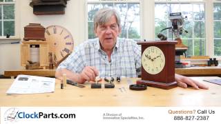 How to Replace a Clock Mechanism [upl. by Elocim]