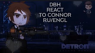 Detroit Become Human react to Connor   DBH react to Tik Tok \ by Немецкая овчарка  RUSENGL [upl. by Paderna914]