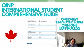 OINP International Student Comprehensive Guide amp Eligibility Walkthrough [upl. by Sulakcin]