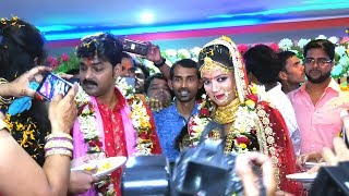 pawan singh \amp joyti singh marriage full video  live [upl. by Aryamoy]