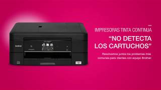 Mi impresora no detecta los cartuchos Modelos MFCJ885DW MFCJ480DW y MFCJ485DW [upl. by Tnomed]