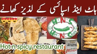 Hot n Spicy Restaurant Karachi  Karachi Street Food  Best Chicken Cheese Rolls hotnspicy [upl. by Aicemaj]