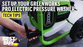 How to Set Up the Greenworks Pro Electric Pressure Washer [upl. by Oad]