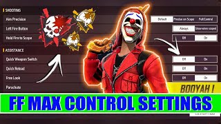 Control Setting Free Fire  Pro Player Setting Free Fire 2022  Free Fire Setting  Free Fire  FF [upl. by Lerrej]