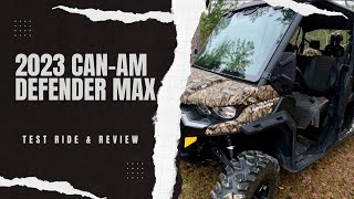 2023 CanAm Defender Max XMR HD10 1000 Test Ride and Review [upl. by Culliton956]