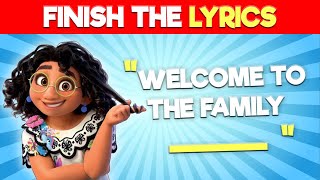 Finish the Lyrics Disney Edition [upl. by Nilrak]