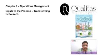 Operations Management  Chapter 1 Operations Management 06 [upl. by Dnalyk]