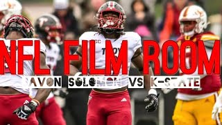 Troy DE Javon Solomon Vs KState All Pass Rushes [upl. by Dyana845]