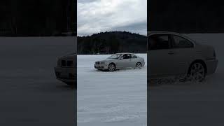 Stock Welded Diff E46 Ice Drifting [upl. by Jewelle300]