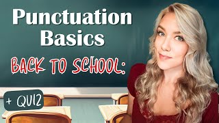 Basic Punctuation Rules for Back to School 📚  English Punctuation  quiz [upl. by Arda]