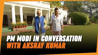 PM Narendra Modi in conversation with actor Akshay Kumar  PM Modis interview [upl. by Aramad]