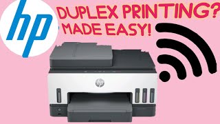 How to Enable Duplex Printing on HP Smart Tank 750 CISS [upl. by Loni350]