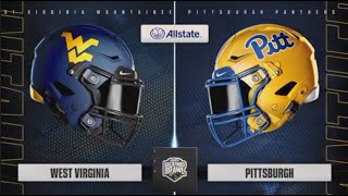 WVU vs Pitt College Football 25 Simulation [upl. by Yecam213]