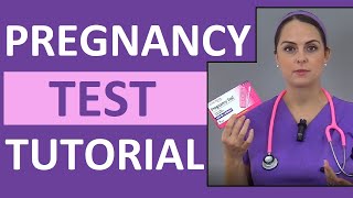 How to Take a Pregnancy Test at Home  Pregnancy Test Results Live [upl. by Drogin20]