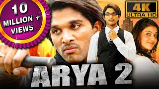 Arya 2 4K  Allu Arjun Blockbuster Romantic Action Film  Kajal Aggarwal Navdeep Brahmanandam [upl. by Einnos]