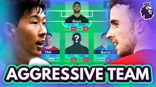 FPL 202425 MY AGGRESSIVE GW1 TEAM amp STRATEGY  Fantasy Premier League New Season Team Selection [upl. by Nayrb]