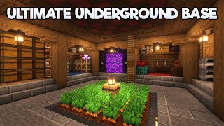 Minecraft Ultimate Underground Base Tutorial🏠 [upl. by Rosemary]