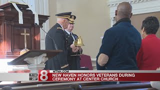 New Haven honors veterans during ceremony at Center Church [upl. by Clarkin]