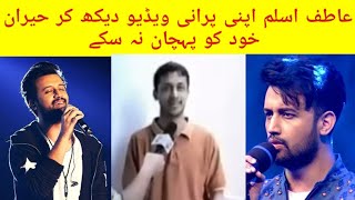 Atif Aslam apni purani video dekhkar hairan khud ko pahchan na sake atifaslam ReshoDalwa [upl. by Aicad298]