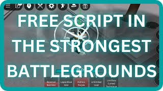 NEW THE STRONGEST BATTLEGROUNDS SCRIPT  JJS GOJO FE MOVESET  FREE SCRIPT GUI MOBILE amp PC [upl. by Tollmann102]