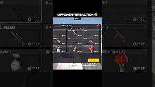 Opponents Reaction ☠️ shorts trending freefire [upl. by Brynna]