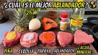 ¿Cuál es el MEJOR Ablandador para tu Carne Asada  Cocina Universal [upl. by Yeca]