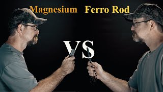 magnesium vs ferro rod  how to  survival  bushcraft [upl. by Gwyn949]