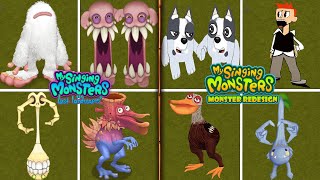 MonsterBox DEMENTED DREAM ISLAND with Monster Fanmade Redesign  My Singing Monsters TLL Incredibox [upl. by Darrej]