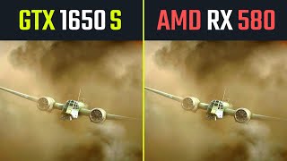 GTX 1650 SUPER vs RX 580 Test in 9 Games [upl. by Allac]