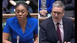 PMQs Kemi Badenoch asks Keir Starmer to apologise to Trump after the Foreign Secretary called him [upl. by Derron]