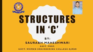 Structures and Dynamic Memory allocation  Structures and functions  Structure in C Programming [upl. by Medor777]