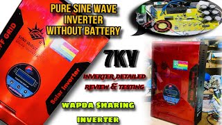 Pure sine wave Inverter detailed review amp testing  Wapda sharing inverter without battery [upl. by Selegna]