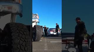 Brashernats blown hilux burnout blown [upl. by Hanaj]