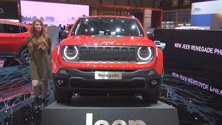 Jeep Renegade Trailhawk PHEV 13 Turbo PlugIn Hybrid EAWD 240 hp 2019 Exterior and Interior [upl. by Nevs]