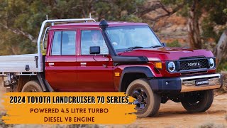 2024 Toyota LandCruiser 70 Series Powered 45 litre Turbo Diesel V8 Engine [upl. by Ennove]