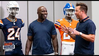 Terrell Davis tests out the Mile High Collection  Salute to Broncos Country [upl. by Shaughn]