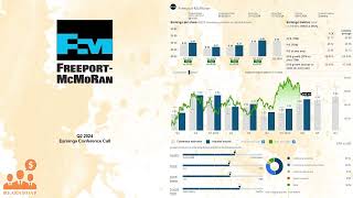 FCX Freeport McMoRan Q2 2024 Earnings Conference Call [upl. by Greysun69]