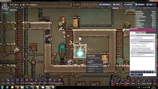 Oxygen Not Included Diamond as raw material usage Decor Diamond mod [upl. by Kamillah]