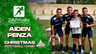 🎄⚽  DAP MALTA CHRISTMAS FOOTBALL CAMP Aiden Penza [upl. by Drareg]