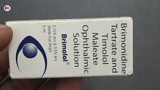 Brimolol Eye Drops  Brimonidine Tartrate and Timolol Eye Drop  Brimolol Eye Drops Uses Benefits [upl. by Ginder]