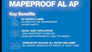 Mapeproof AL AP Tutorial Video  Waterproofing Foundations [upl. by Eirual]