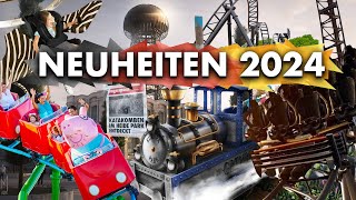 Alle FreizeitparkNeuheiten in Deutschland 2024 [upl. by Einaled]