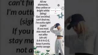 Pretty Savage Lisas Rap part blackpink blink bornpink blinkies viral viralshorts [upl. by Omor]