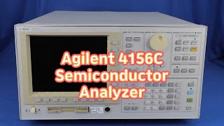 Agilent 4156C Semiconductor Analyzer [upl. by Lihkin458]